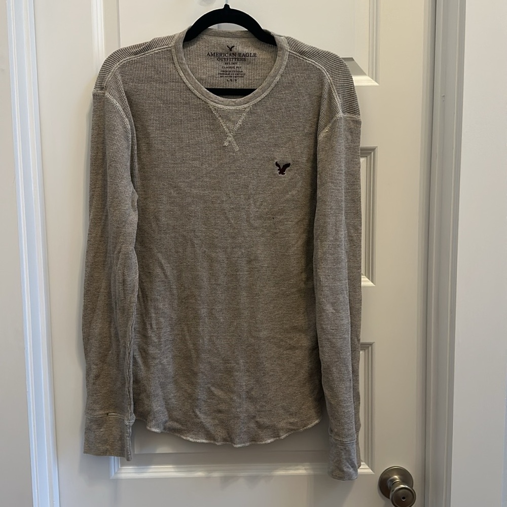 American Eagle Waffle Classic Fit Men’s Long Sleeve Large Like New Super Soft